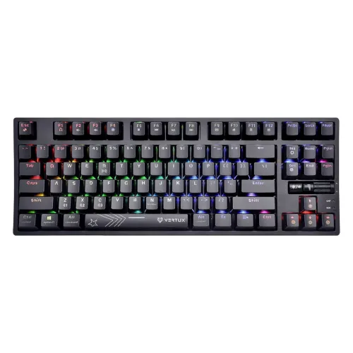 Image of Vertux Bluetooth Gaming Keyboard (RGB, Blue Switches)