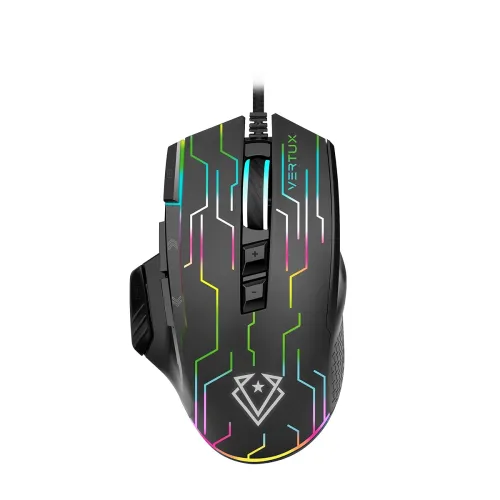 Image of Vertux Kryptonite Wired RGB Gaming Mouse Black