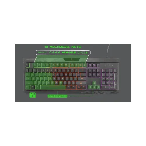 Image of Vertux Promate Promate Gaming Keyboard,