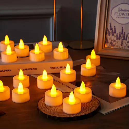 Image of VERVENIX 12Pcs LED Tealight Candles