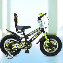 VESCO Kick Pro 14 T Kids Cycle with Balance Wheel & Back Rest Seat