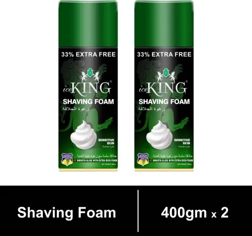 Image of VETONI Ice King No.1 Shaving Foam (Pack of 2) | 800gm