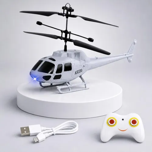 Image of VEZIMON Toy Helicopter Gravity Sensor for Boys /Kids Age 5 + Years, Indoor Palm Sensing Helicopter, 750 RPM, Rechargeabl