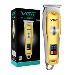 VGR V-290 Professional Hair Trimmer for Men | Precision T-Blade, Turbo Mode | 120 Min Runtime & LED Display | USB Type-C
