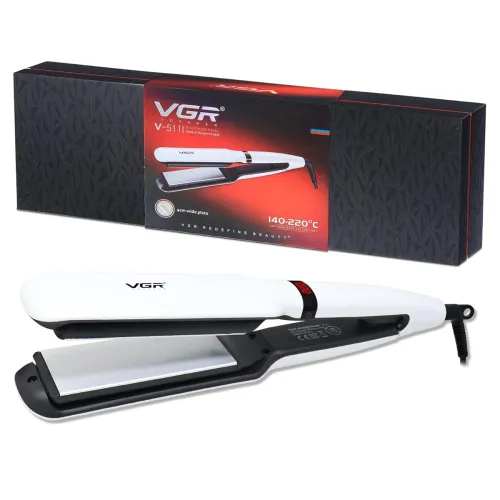 Image of VGR V-519 Professional Hair Straightener - 38mm Ceramic Coating Plates, Max 450°F Heat, LED Display, 7 Temperature Setti