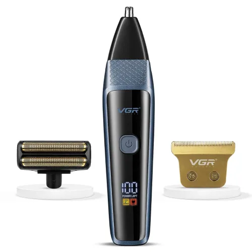 Image of VGR VL-366 Limited Edition 3-in-1 Grooming Kit for Men & Salon with 90 min Long
