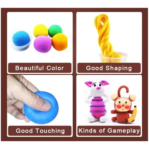 Image of VGRASSP 12 Pcs Air Dry Clay for Kids with 3 Sculpting Tools - Creative Art 