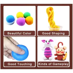 VGRASSP 12 Pcs Air Dry Clay for Kids with 3 Sculpting Tools - Creative Art 