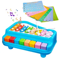 VGRASSP 2in1 Big and Piano Toy 