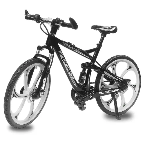 Image of VGRASSP 1:8 Scale Die Cast Street Bicycle Toy for Kids - The Alloy Metal Off-Road Decorative Showpiece Realistic Design 
