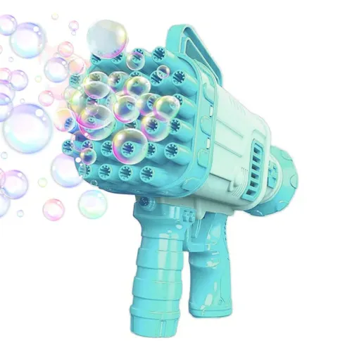 Image of VGRASSP Electric Gatling Bubble Gun for Kids with Soap Solution Indoor and Outdoor Toys for Toddlers Bubble Launcher Mac