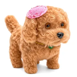 VGRASSP Fluffy Fantastic Walking Puppy Toy for Kids 