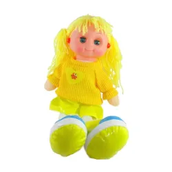 VGRASSP Fluffy Smiling Doll Toy (36 cm)