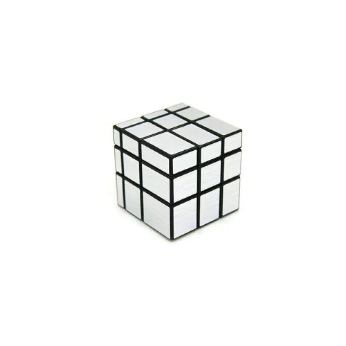 Image of VGRASSP Mirror Magic Puzzle Cube, 3x3 Shape Shifting Brain Teaser (Silver)