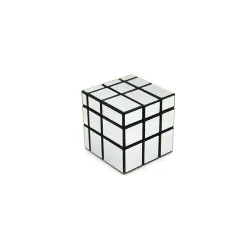 VGRASSP Mirror Magic Puzzle Cube, 3x3 Shape Shifting Brain Teaser (Silver)