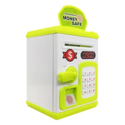 VGRASSP Money Safe Piggy Bank Toy (Green-White)