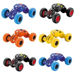 VGRASSP Pull Back Monster Telescopic Non Electric Car Toy with Press-Pull-Leave Feature Friction Powered Return Gift Toy - Color As Per Stock (Pack of 6)