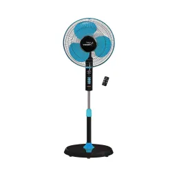 V-Guard Esfera 3 Blade Pedestal Fan With Remote Control | Three Fan Speed Modes | 1300 RPM Motor | 2-Year Warranty | 55 