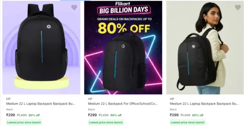 Image of HP Laptop Backpack Starting @ 299