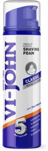 Image of VI-JOHN 5 Action Shave Foam for Oily Skin | 200g