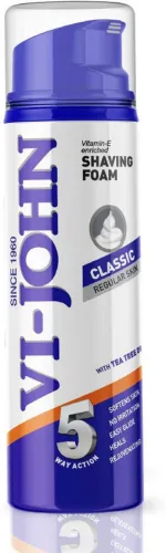 Image of VI-JOHN Classic Shave Foam (200 GM) (Pack of 1) 