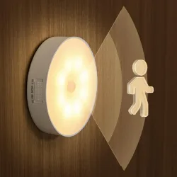 VIAXANA Motion Sensor Light for Home with USB Charging Wireless Self Adhesive LED Body Induction Lamp Sensor Light for W