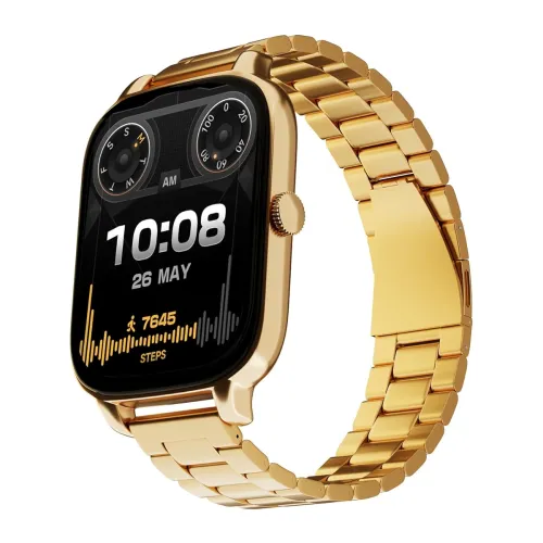 Image of Vibez Majestic Stainless Steel Strap Luxury Smartwatch