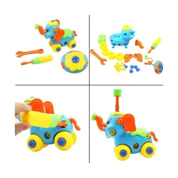 Vibgyor 2in1 Animals Blocks Puzzles