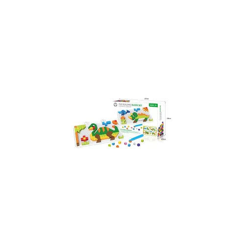 Image of Vibgyor Vibes 210 Pc DIY Dinosaur Building Blocks Puzzle