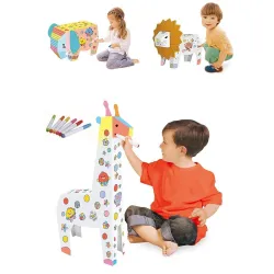 Vibgyor Vibes DIY 3D Paper Cardboard Folding Craft & Puzzle