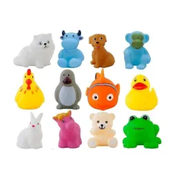 Vibgyor Vibes Chu Chu Toys | Pack of 14 | Multicolor