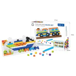 Vibgyor Vibes 240 Pc DIY Building Blocks Jigsaw Puzzle