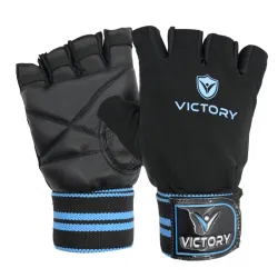 Victory Power Gym Gloves for Men Workout Wrist Support Weightlifting for Women