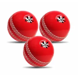 Victory T-20 Synthetic Cricket Ball for Tournament and Street Match - Wind Ball (Red)