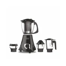 Vidiem Eva Elite Mixer Grinder 710 A, 750W with 4 Jars (1 Juicer + 3 Leakproof Jars) | Self-Locking Jars | ARIA Cool Tec