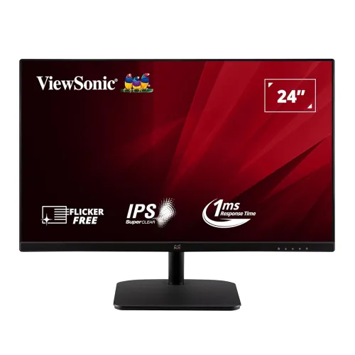 Image of ViewSonic VA2432-H 24-inch (60.96 cm) Full HD1080p IPS Monitor | 100 Hz |1ms | AMD Free Sync | Slim | Bezel Less | Low B
