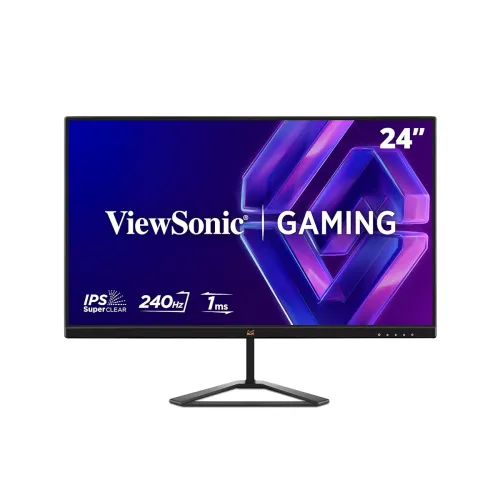 Image of ViewSonic VX2479A-HD-PRO 60.96cm (24'') Full HD SuperClear IPS 240Hz Gaming Monitor 1ms| HDR10 |102%sRGB | 