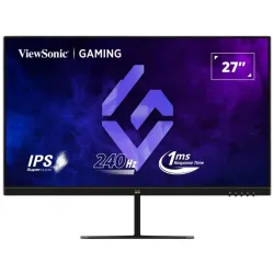 ViewSonic VX2779A-HD-PRO 27 inch (68.5 cm) FHD IPS Gaming Monitor | 240Hz | 1ms MPRT | HDR10 | AMD FreeSync Premium | SuperClear IPS | Eye Care | HDMI, DisplayPort | Ultra Slim Frameless Des...