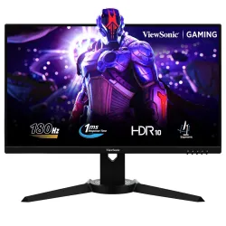ViewSonic XG2709 60.96 Cm 27 Inch FHD IPS Gaming Monitor with 180Hz, 1Ms, Height Adjustment, AMD Free Sync, Srgb104%, HD