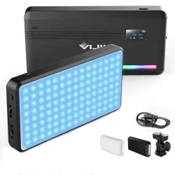 VIJIM VL196 RGB LED Video Light with Adjustable Stand