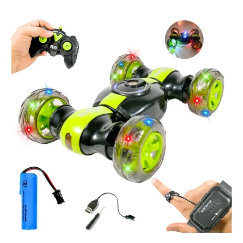 Image of VikriDA 4WD 2.4GHz Remote Control Gesture Sensor Toy