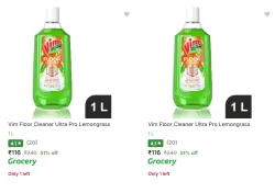 Vim Bathroom Floor Cleaners (1L) @ Starting ₹116