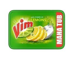 Vim Dishwash Bar Lemon Tub 500g