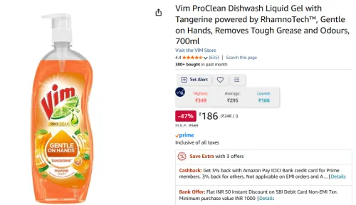 Image of Vim ProClean Dishwash Liquid Gel 700ml