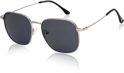 Image of Vincent Chase Polarized UV Protection Retro Square Sunglasses
