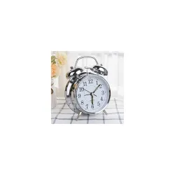 Vintage Twin Bell Table Top Alarm Clock 