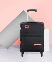 VIP Domina Luggage Set (2) 4 Wheels 45L Black