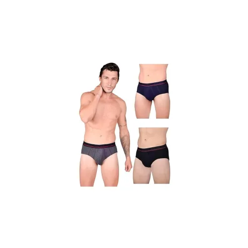 Image of VIP Men's Cotton Solid (Pack of 6) Brief_Assorted