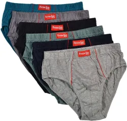 VIP  Pack of 6 Solid Men Brief