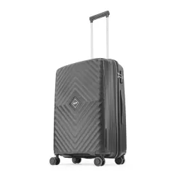 VIP Quad Active 66 Cm Medium Polypropylene Hard-Sided 8 Spinner Check-in Trolley Bag